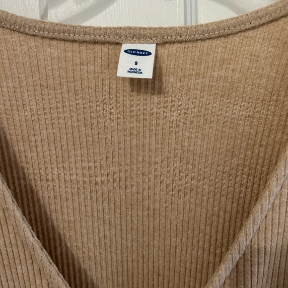 Tie waist ribbed long sleeve - Picture 3 of 4